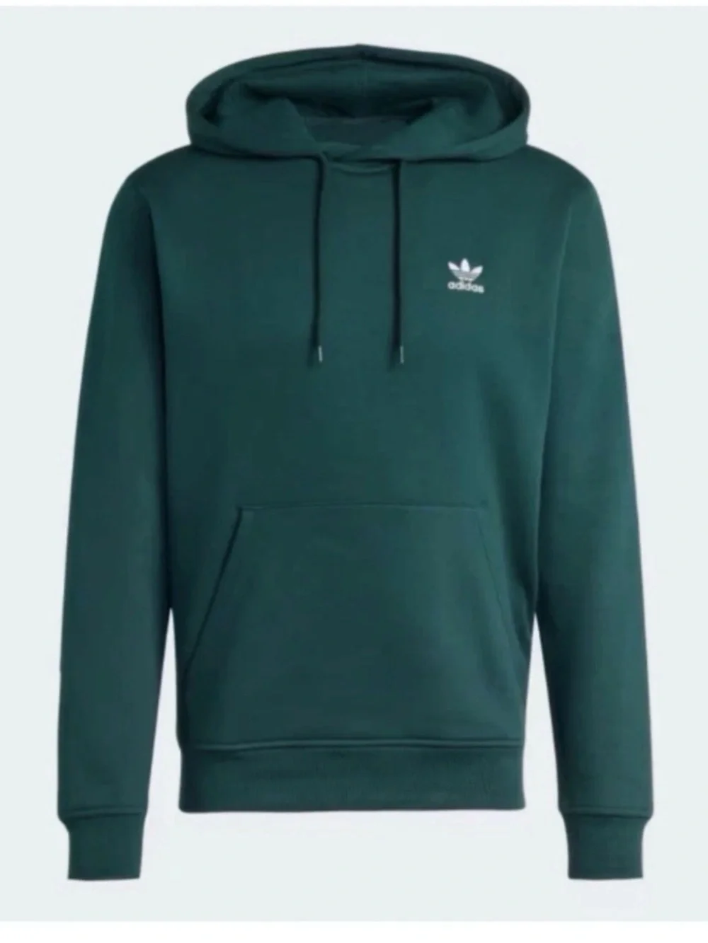adidas Forest Green Trefoil Pullover Hoodie